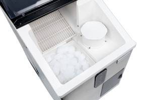 Machine à glaçons électriques d'extérieur de comptoir 15 kg/24h en acier inoxydable avec râpe, pour usage domestique et VR, classe énergétique A+++, écoénergétique - Product Image 4