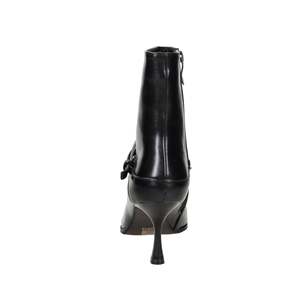 Botines de Mujer Laura Biagiotti, Tacón Negro, Punta Puntiaguda, Tacón Medio - Product Image 4