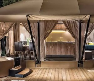 Fabrika fiyat yeni tasarım kare glasafari çadırı banyo mini mutfak - Product Image 1