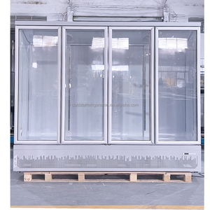 Réfrigérateur à quatre portes pour le refroidissement des aliments Armoire de congélation de la viande de restaurant Meilleure vente Grand réfrigérateur à porte en verre - Product Image 1