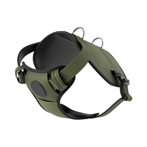 Moda supporto tattico su misura Logo imbottito In Neoprene panno passo In imbracatura per cani con fasce riflettenti per cani di media taglia - Product Image 1