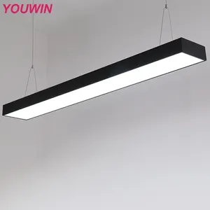 Youwin Groothandel Maatwerk Goede Kwaliteit 50W Supermarkt Led Lights 4ft Industrieel Trunking Systeem Aluminium Led Lineair Licht