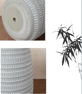 <span class=keywords><strong>Pot</strong></span> de fleurs rond en ciment pour décoration de salon et de balcon P45 - Product Image 5