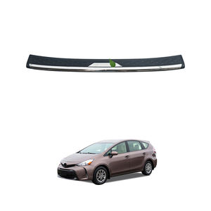Pare-chocs arrière Step Guard Véhicule Injection Noir Avec Design En Acier Inoxydable TXR Pièces Extérieures pour Toyota <span class=keywords><strong>prius</strong></span> <span class=keywords><strong>Zvw40</strong></span> 41 2012- - Product Image 1