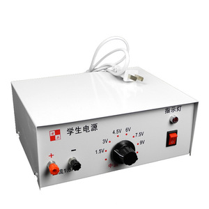 Middle school student power supply for laboratory <b>physics</b> teaching: 1.5-9V 1.5A DC/AC voltage regulation with overload - Product Image 2
