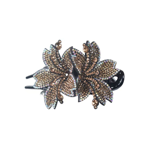 Horquilla Elegante con Flor de Diamantes de Imitación, Diseño de Nicho Popular, Lujo Ligero, Horquillas para Mujer, Joyería de Moda al por Mayor - Product Image 6