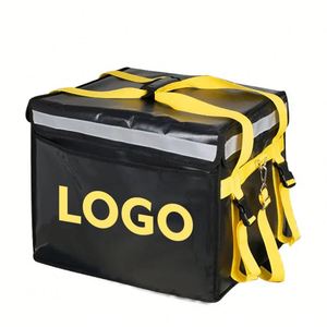 Custom Printed Portable Non Woven Large Capacity Insulated Tote Bag Thermal Lunch Picnic Cooler Bags for Food - Product Image 6