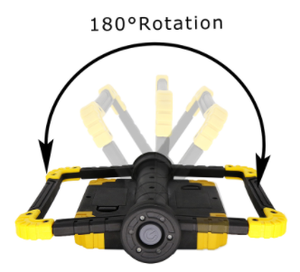Lampe de camping portable, projecteur extérieur, lampe torche étanche, lanterne pliable à piles sèches, lampe de travail pour la pêche et la réparation - Product Image 4