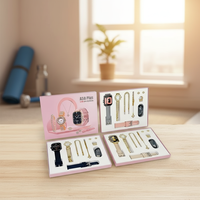 Montre connectée A58 Plus UK8 2026 pour femmes et filles, écran tactile, Android, avec collier, boucles d'oreilles, bijoux, IP67, coffret cadeau