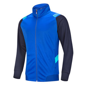 ชุดกีฬาเสื้อกันลมของผู้ชายชุดเสื้อแจ็คเก็ตกันลมแห้งเร็วระบายอากาศได้ดีทำจากโพลีเอสเตอร์ทุกฤดู - Product Image 4