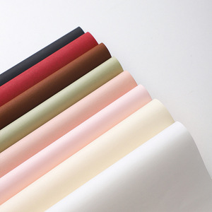 38 53cm*10 Sheet Fenghua Paper Series Solid Color Waterproof PE Double-Sided Art Paper Bouquet Wrapping Paper Flowers Gifts Made