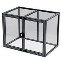 Support d'aquarium en aluminium profilé sur mesure avec cadre en profilé T pour aquarium décoratif et meuble de rangement