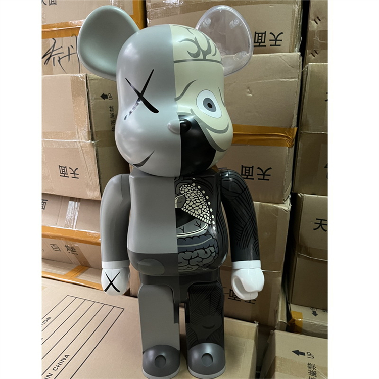 70cm Bearbrick 1000% Half Anatomized Block Bears Decorative Ornaments