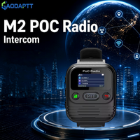 Radio bidirectionnelle portable GaodaPTT 4G M2 Mini avec bracelet, réseau public sans fil, interphone sans limitation de distance