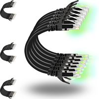 Kabel Patch Ethernet KECHENG Cat6a Cat7 Cat8 PVC LSZH Jacket Logo Kustom OEM Pabrik Cina