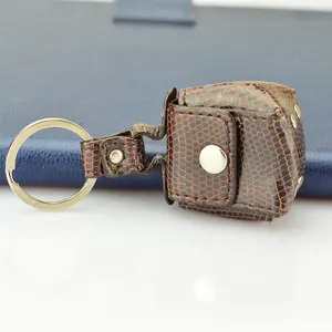 Großhandel Fabrik Custom Cute Design Frauen Mini Handtasche Charm PU Anhänger Schlüssel halter Leder Auto Schlüssel ringe Ledertasche Schlüssel bund