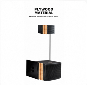 Ensemble de haut-parleurs colonne Line Array 760W RMS, 1600W de crête, DSP actif, avec subwoofer 12 pouces et satellites doubles 6,5 pouces, pour mariages, bars et événements en direct - Product Image 4