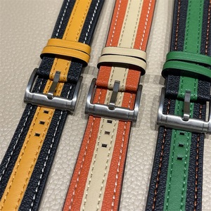 Cinturino di Ricambio in Vera Pelle di Alta Qualità 22mm per Orologi Blancpai X S-watch Five Oceans - Product Image 5