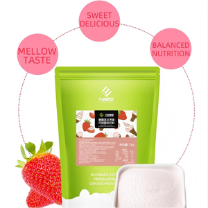 Crème glacée à la fraise de qualité supérieure 1KG, boisson solide, texture fine, goût onctueux, vente en gros d'usine - Product Image 3
