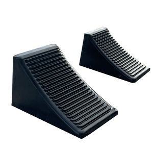 Xách tay Heavy Duty bánh xe cao su chock chống trượt cố định lốp dừng khối cho xe ô tô xe tải và các loại xe đậu xe - Product Image 3