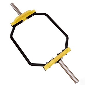 Barra hexagonal de acero para pesas, soporte para barra, tubo de acero engrosado antideslizante para gimnasio, fitness, ejercicio de caminata de agricultor - Product Image 6
