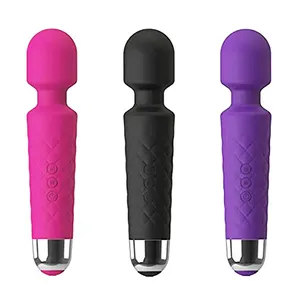 Ảo cá nhân Massager cho phụ nữ có thể sạc lại Wand Massager không thấm nước điện Vibrator