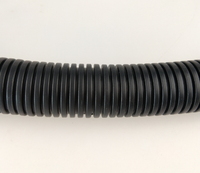 Résistant Aux Uv Solaire Noir hdpe Imperméable Flexible Fendu Ondulé Tuyau de Conduit