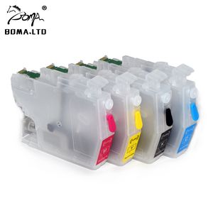 America LC3011 LC3013 <span class=keywords><strong>Cartouche</strong></span> d'encre rechargeable de style court pour les imprimantes <span class=keywords><strong>Brother</strong></span> MFC-J690 J895 J491 J497 <span class=keywords><strong>DCP</strong></span>-J772 MFC-J491 J890 - Product Image 2