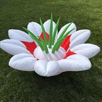Modèle de décoration de fête sur le thème des fleurs gonflables de haute qualité, personnalisable, grandes formes gonflables sur mesure