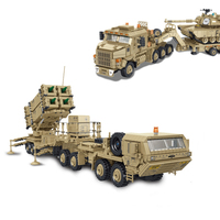 Panlos 628014-15 Série M983 Véhicule Missilier M1070 Assemblage Blindé Décoration 3482 Pièces Jouet Cadeau DIY Modèle de Construction Blocs de Construction
