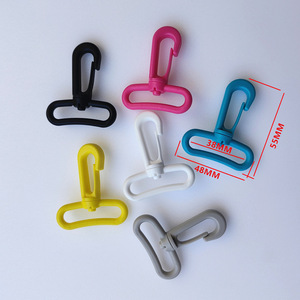 Mosquetón de Plástico de 38mm, Gancho Giratorio Colorido, Estilo Urbano Sencillo para Juguetes, Muñecas, Correas de Perro, Conector de Bolsos, Clip POM Modelo <span class=keywords><strong>BP</strong></span> 017 - Product Image 2