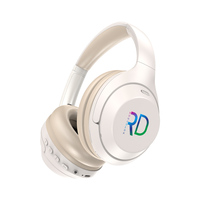 Nouveau casque sans fil C-2235R Bluetooth avec éclairage RGB, écouteurs supra-auriculaires pliables, carte TWS pour DJ, sport, audiophile