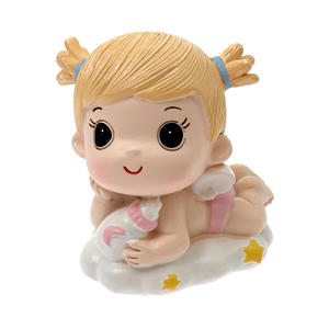 Bouteille décorative de gâteau pour bébés, en forme de nuage, personnalisé, décoration de gâteau d'anniversaire, pour poupée <span class=keywords><strong>petit</strong></span> <span class=keywords><strong>prince</strong></span>, princesse garçon et fille, 50 pièces - Product Image 4