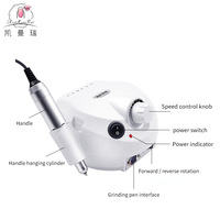 Nouveau design couleur personnalisée professionnel 35000 tr/min acrylique manucure équipement Pro outil fort ongles maître perceuse