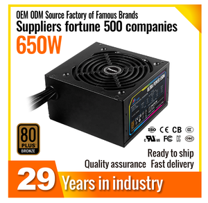 600w 650W di alimentazione di commutazione bronzo 80 più modulo completo Atx PC alimentatori PSU sistema elettrico 24pin - Product Image 2