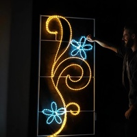 Maßgefertigte Outdoor 2D LED-Hängelampen mit IP65-Schutzklasse und Mehrfarboptionen für Weihnachts- und Feiertagsdekorationen