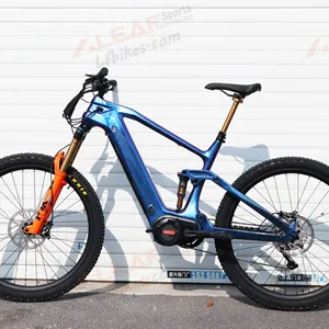 Mountain Bike 29 Bafang Mid Drive M620 1000w LG 48V 17.5Ah ciclo Mountain Bike in fibra di carbonio Bicicleta Aro 29