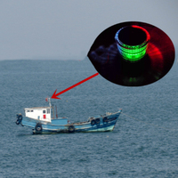 Feux de navigation solaires magnétiques pour bateaux, feux de signalisation marins solaires, lampes pour dragues, barges, yachts, éclairage d'approche solaire