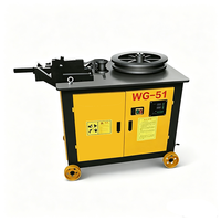 Máquina Portátil CNC Hidráulica Automática para Doblar Tubos y Tuberías Redondas/Cuadradas, Acero Inoxidable y Varillas Corrugadas con Motor