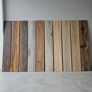 Wooden Floor Tile Matte Finish Wood Texture Glazed Ceramic Interior <b>Wall</b> and Floor Tiles 10mm Thick Acid-Resistant - Product Image 1