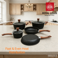 Ensemble de 8 casseroles et poêles en fonte antiadhésives pour la cuisine