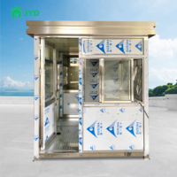 Junyaoding Structure extérieure en acier Sentry Box Cabine de sécurité fabriquée en Chine pour garder Villa Factory Guard Duty House
