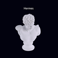 Sculpture de buste en résine personnalisée professionnelle en gros, Laocoon, Zeus, modèle de Saint Patrick, figurine artistique 3D peinte