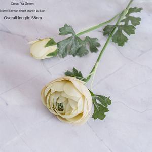 Usine recommandée Lu Lian thé <span class=keywords><strong>Rose</strong></span> fleur de soie pour mariage et décoration intérieure fleurs artificielles en gros - Product Image 2