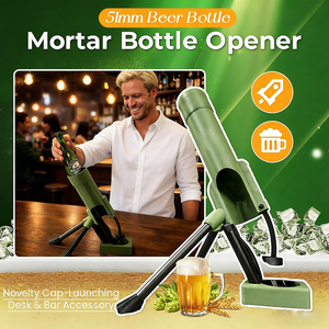 Nuevo y Divertido Abridor de Botellas de Cerveza con Forma de Cañón de Mortero 2026, con Soporte para Decoración de Bares y Hogar - Product Image 5