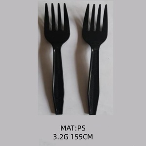 Fourchettes jetables en PP à 4 dents, poids moyen, vente en gros - Product Image 2