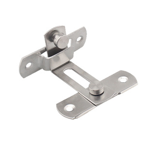Loquet de porte en acier inoxydable à 90 degrés, montage en surface, installation facile pour portes coulissantes et à charnières - Product Image 2