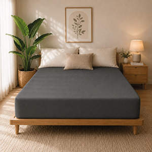 Sábana Ajustable de Jersey 100% Algodón Premium Karden Flower, Individual, Doble, Varios Colores - Product Image 1