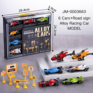 PANDAS 1:64 <b>Small</b> Mini Alloy Car 14pcs Free-wheel Metal Vehicle Metal Truck Plastic <b>Sliding</b> Diecast Model Car Toy Set - Product Image 6