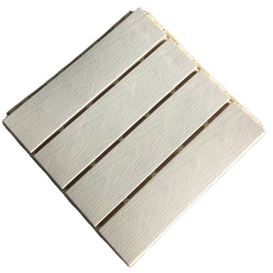 Terrace Decking <b>Plastic</b> Tile Four Slat European Style Anti-Slip Water Resistant Click Lock <b>Plastic</b> Outdoor Deck Tiles - Product Image 3